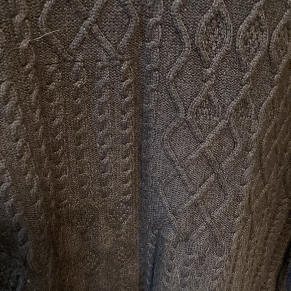 Chico's Brown Cable Knit Cardigan Sweater - Picture 5 of 5
